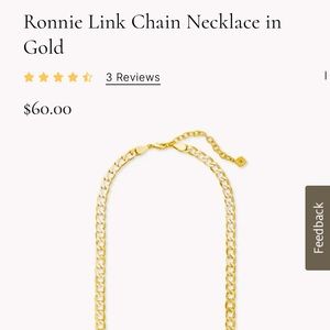 Kendra Scott Ronnie Link chain necklace NWTS